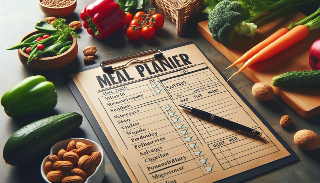 Meal planning to cut kitchen waste