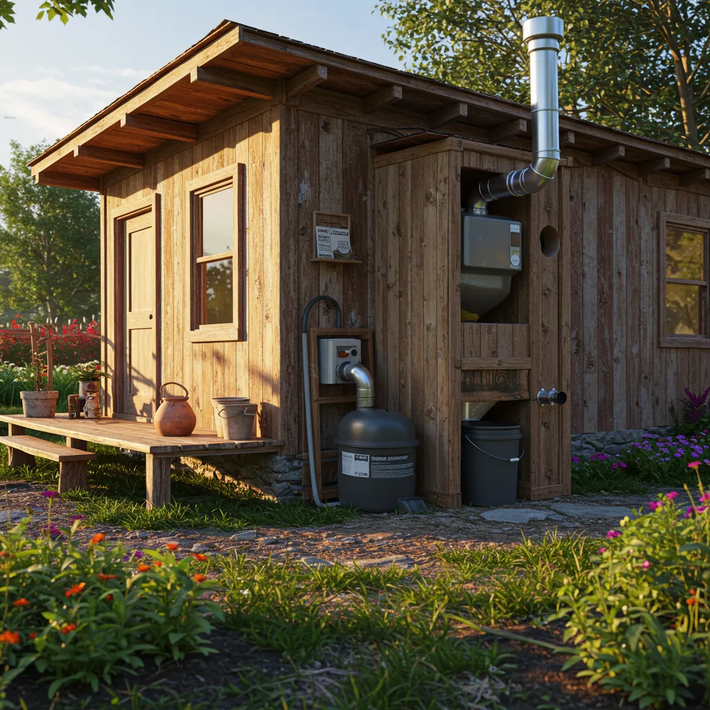DIY composting toilet for off-grid water conservation in 2025