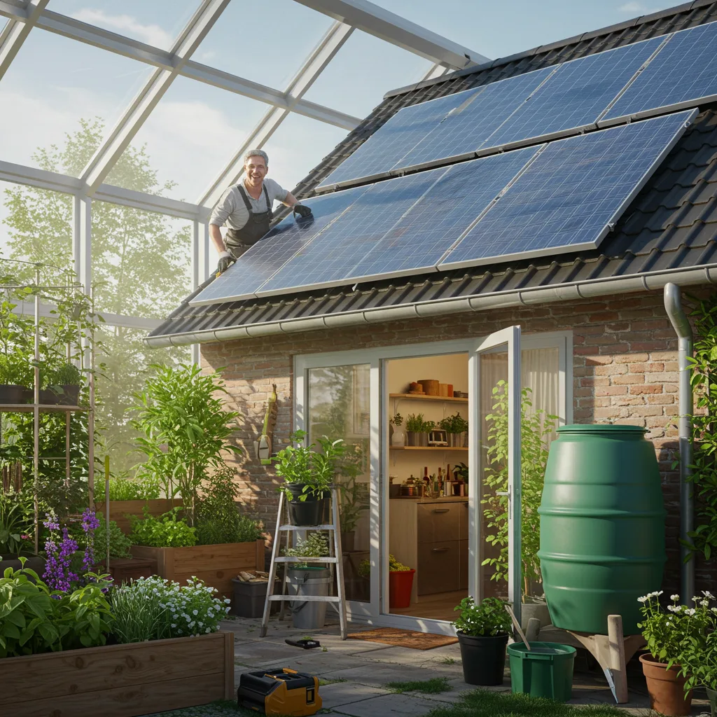 DIY eco-friendly home upgrades with green energy and water conservation for 2025
