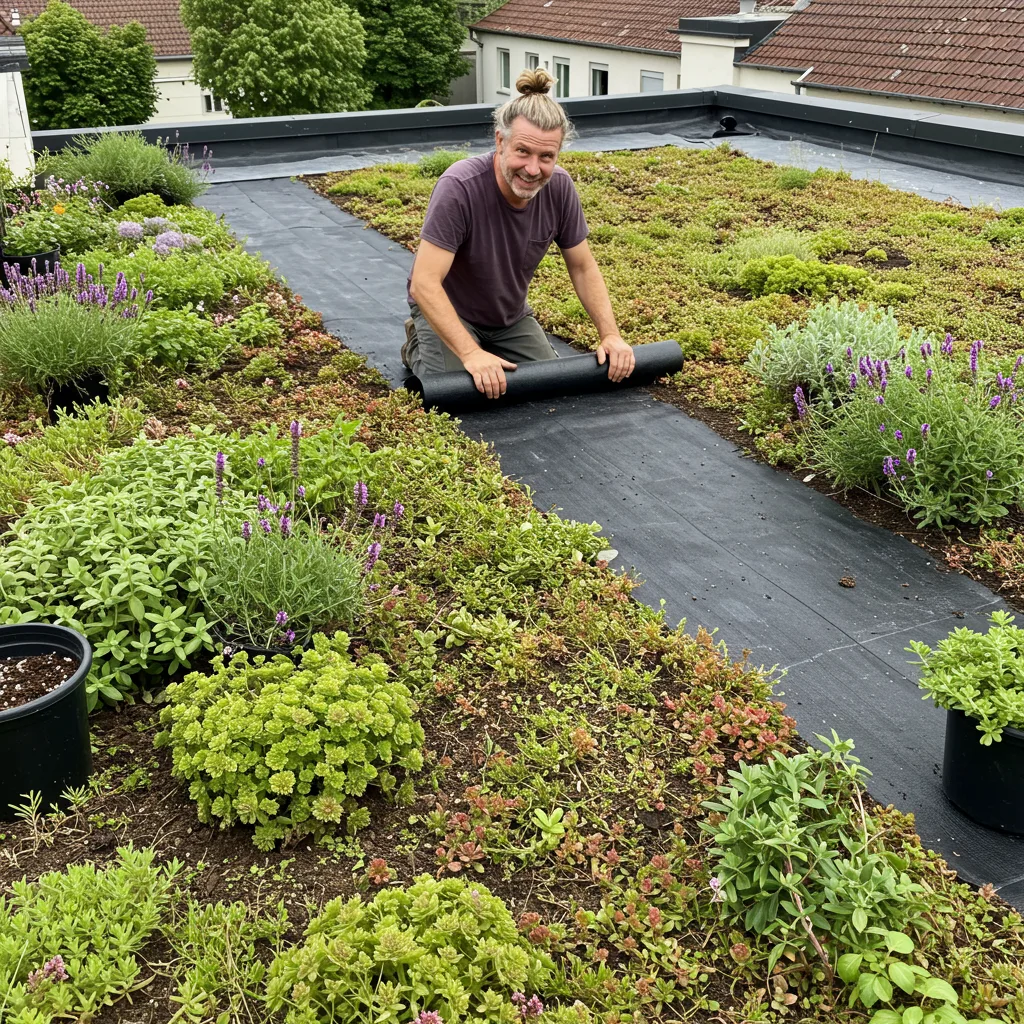 DIY green roof installation for sustainable home transformation in 2025