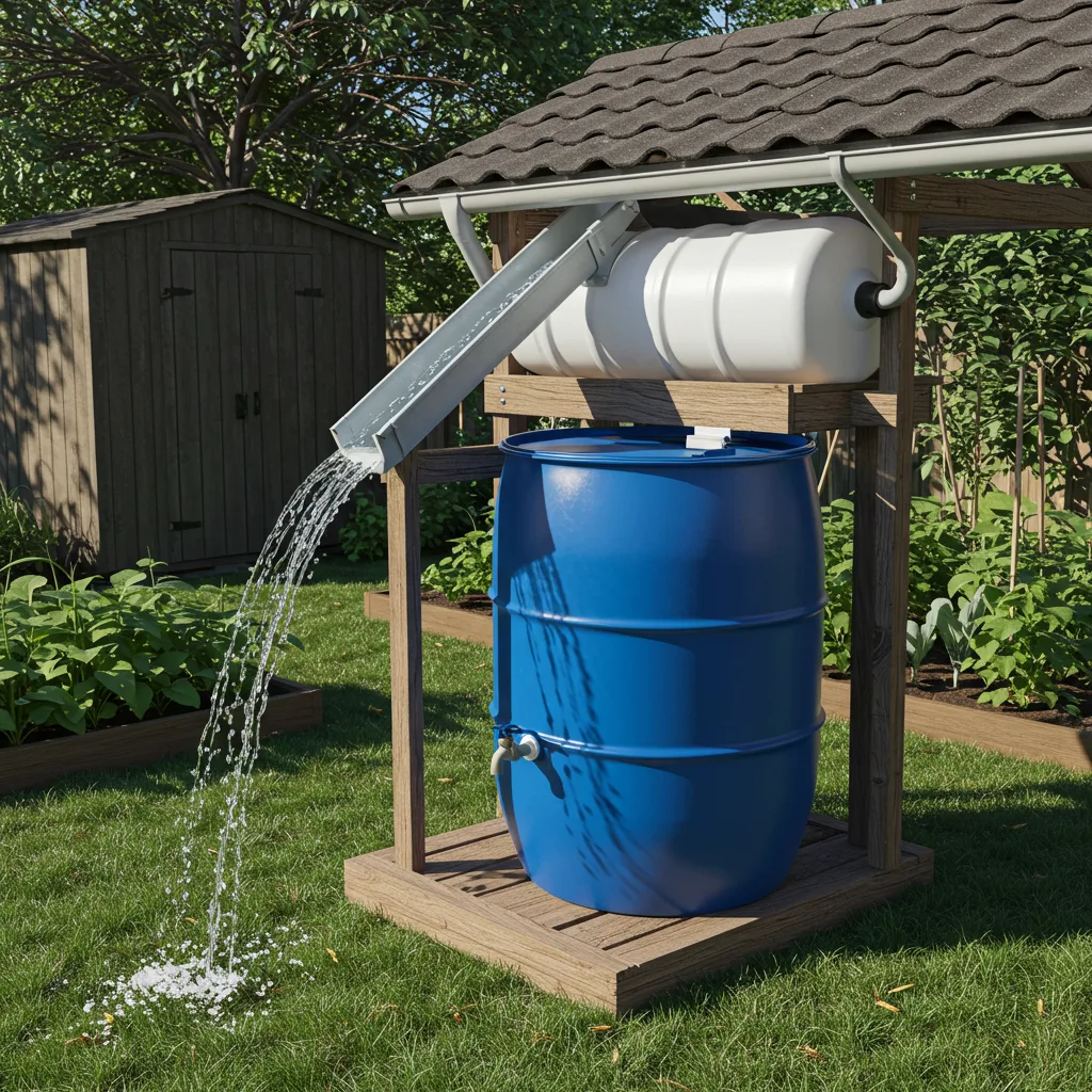 DIY rainwater harvesting system for water conservation in 2025