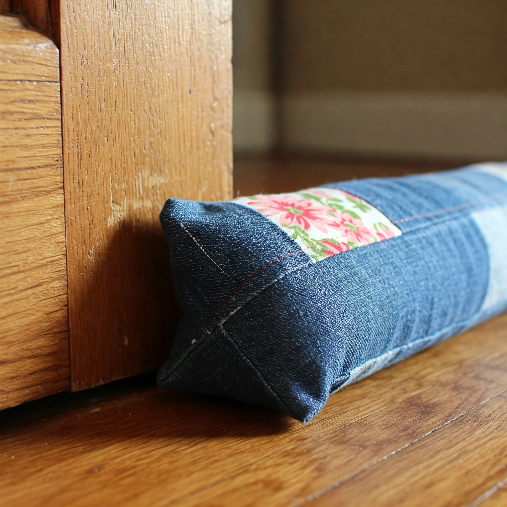 DIY thermal curtains hanging in a window, an example of DIY energy-saving hacks