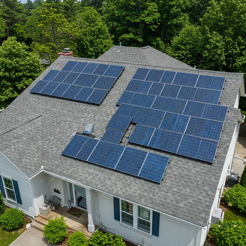 Infographic showing factors affecting solar panel cost breakdown in the US.