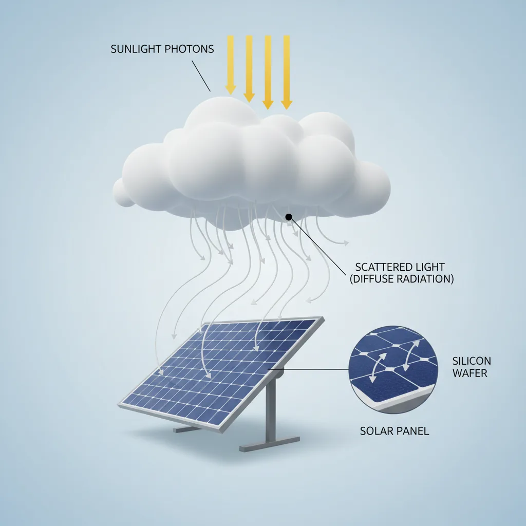 How Many Watts Does a Solar Panel Produce on a Cloudy Day?