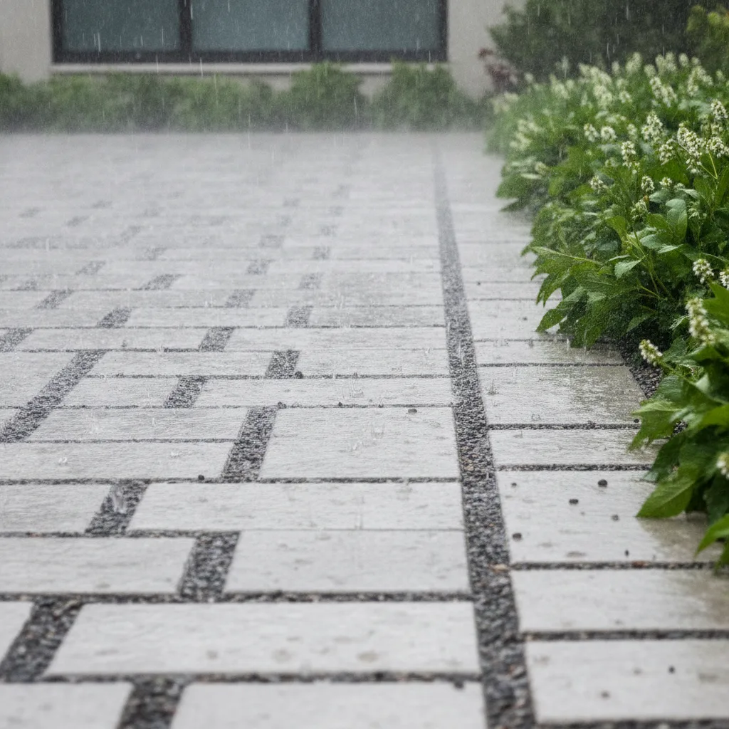 Permeable Pavers vs Concrete: My Honest Review After a Heavy Rain Season